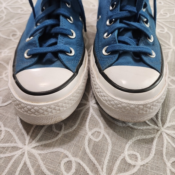 Converse All Star Teal/Blue High-Top Sneakers Women's Size 7 - Picture 3 of 12